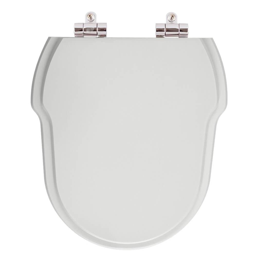 Assento Sanitário Soft Close Hampton Cinza Platina (Cinza Claro) para vaso Incepa