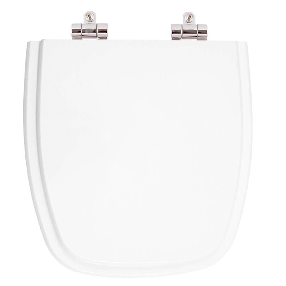 Assento Sanitário Poliester Soft Close Art Branco para vaso Incepa