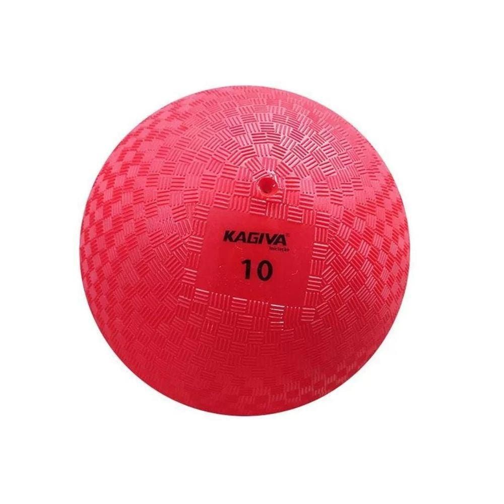 Bola Iniciação Kagiva de Borracha Nº 10 Vermelho