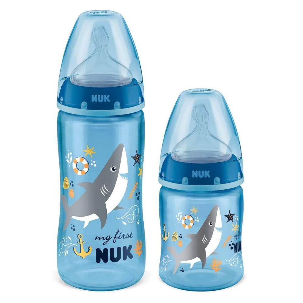 Kit 2 Mamadeiras My 1st 150/300ml First Choice Azul - Nuk