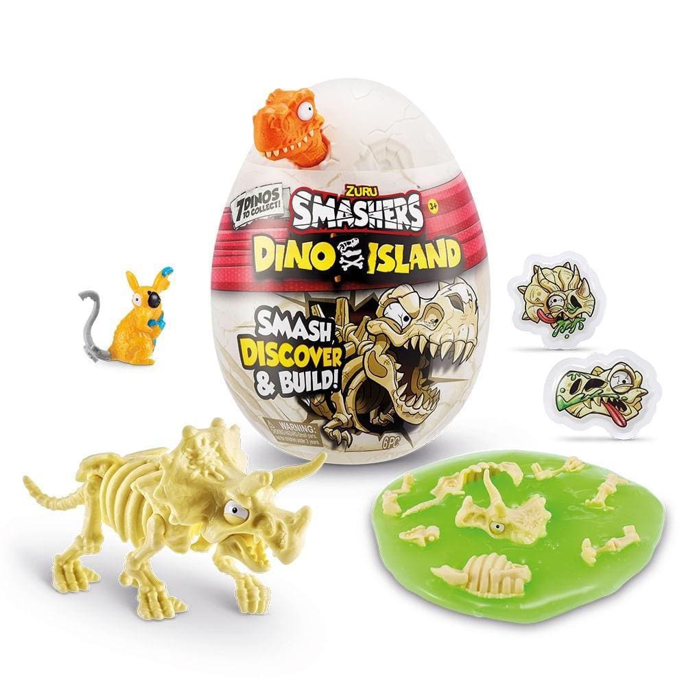 Smashers Dino Island Piratas Pequeno - Fun Divirta-se