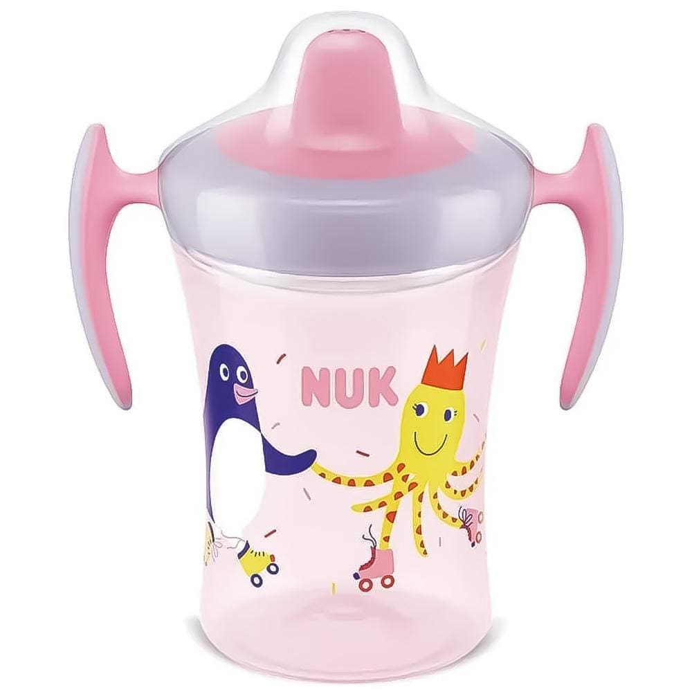 Copo de Treinamento Nuk Trainer Cup Evolution Rosa 230ml 6M+