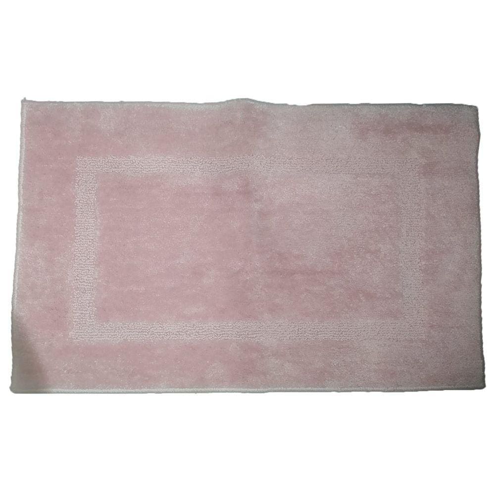 Tapete para Banheiro 45x65 Corttex Confort Rosa