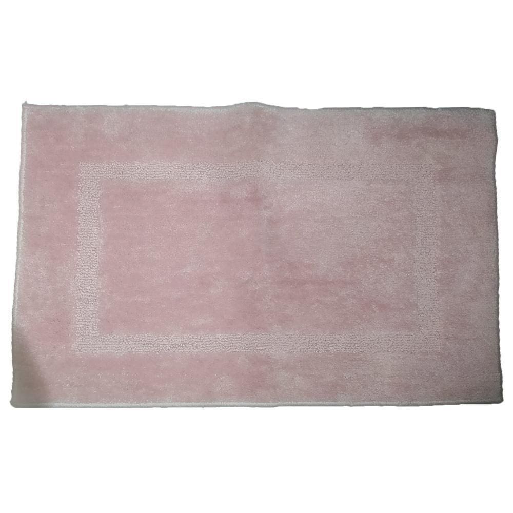 Tapete Para Banheiro 45X65 Corttex Confort Rosa