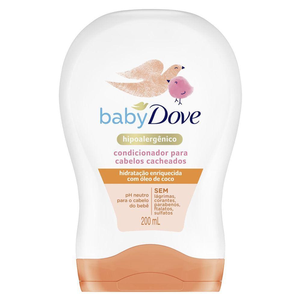 Condicionador Dove Baby Hidratação Enriquecida Cabelos Cacheados