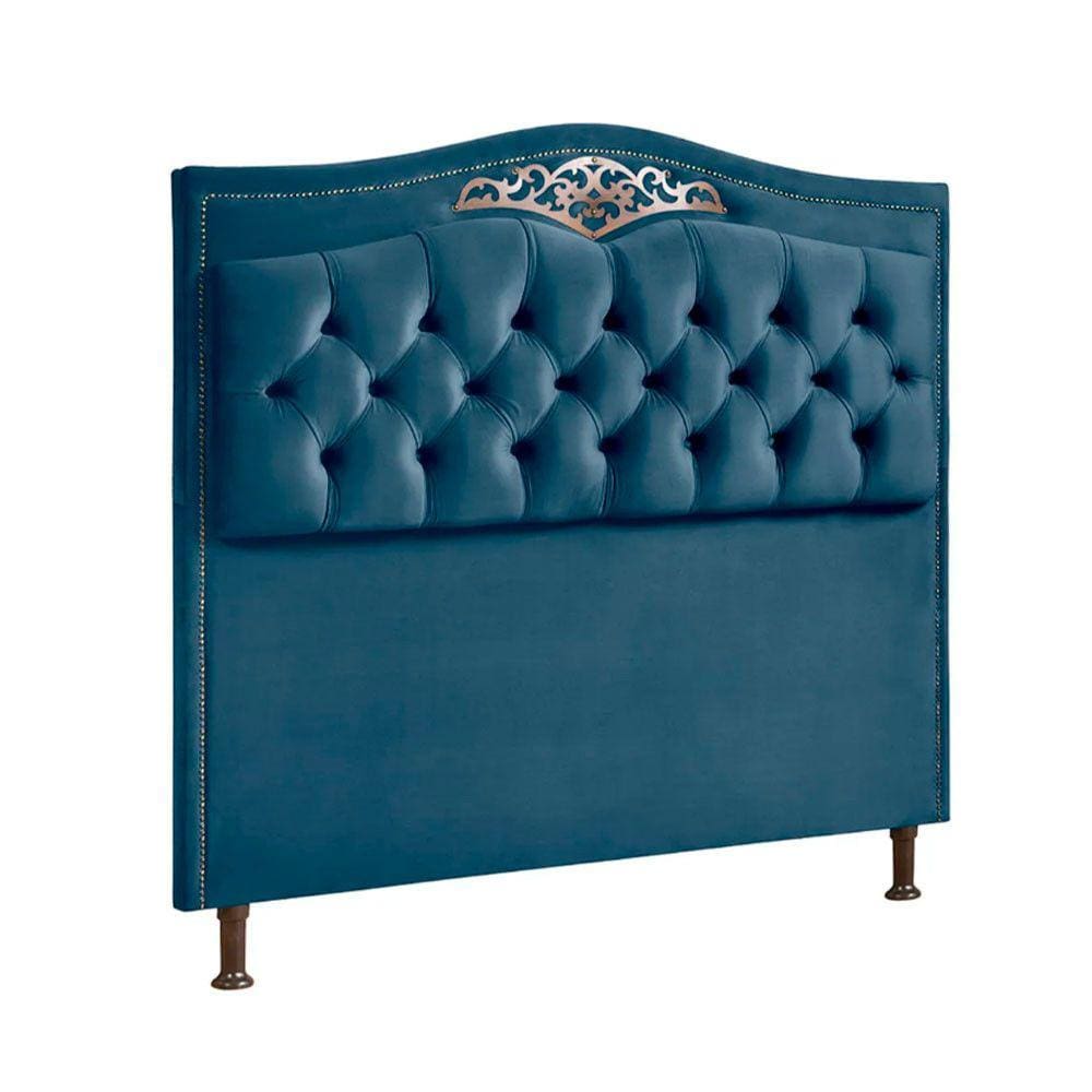Cabeceira Estofada Holanda 1,60 Queen Veludo Speciale Home