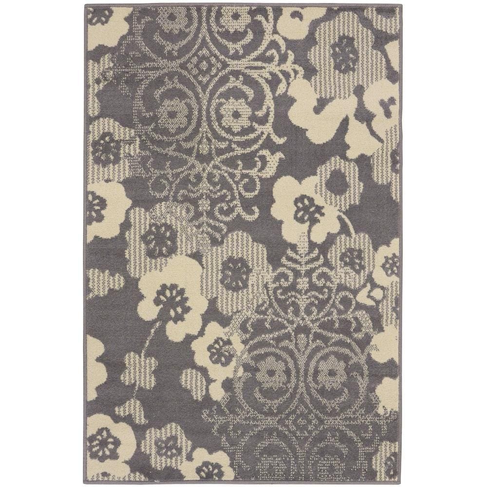 Tapete Para Sala Adana Floral 1,00x1,50 São Carlos