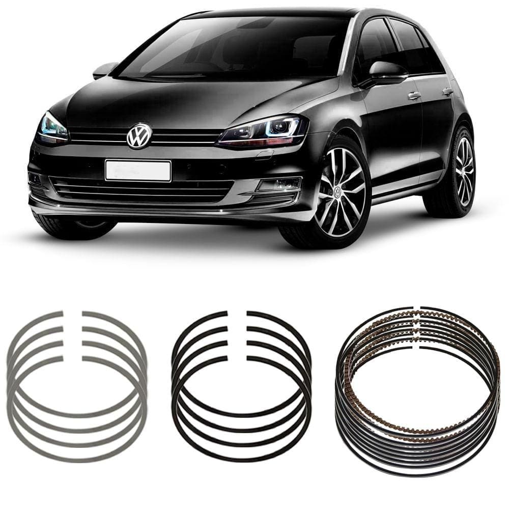 Jogo Anel Segmento STD Golf Polo Up Virtus TSI 1.0 12V EA211