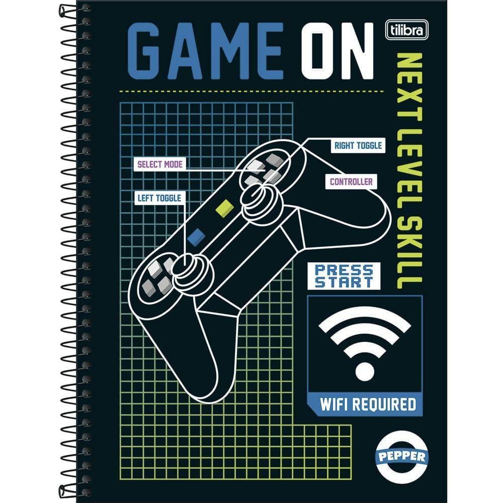 Caderno Univ. 1Mat.320Fls Pepper Masculino Capa2-SãoDomingos