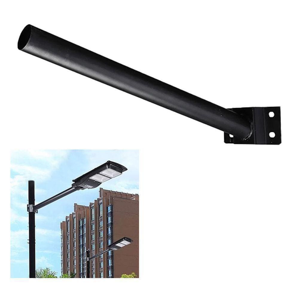 Suporte Luminaria Solar Aço Pintura Eletrostatica Poste Barra Iluminaçao Rua Estrada