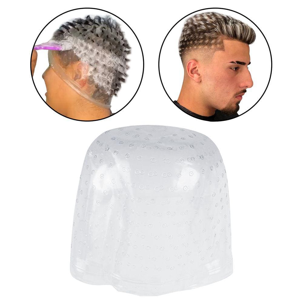Touca de Silicone Reflexo Alinhado Luzes, Leon Barber Tam: P
