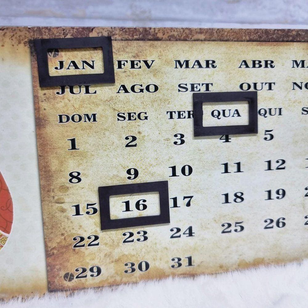 Calendario Permanente Metal