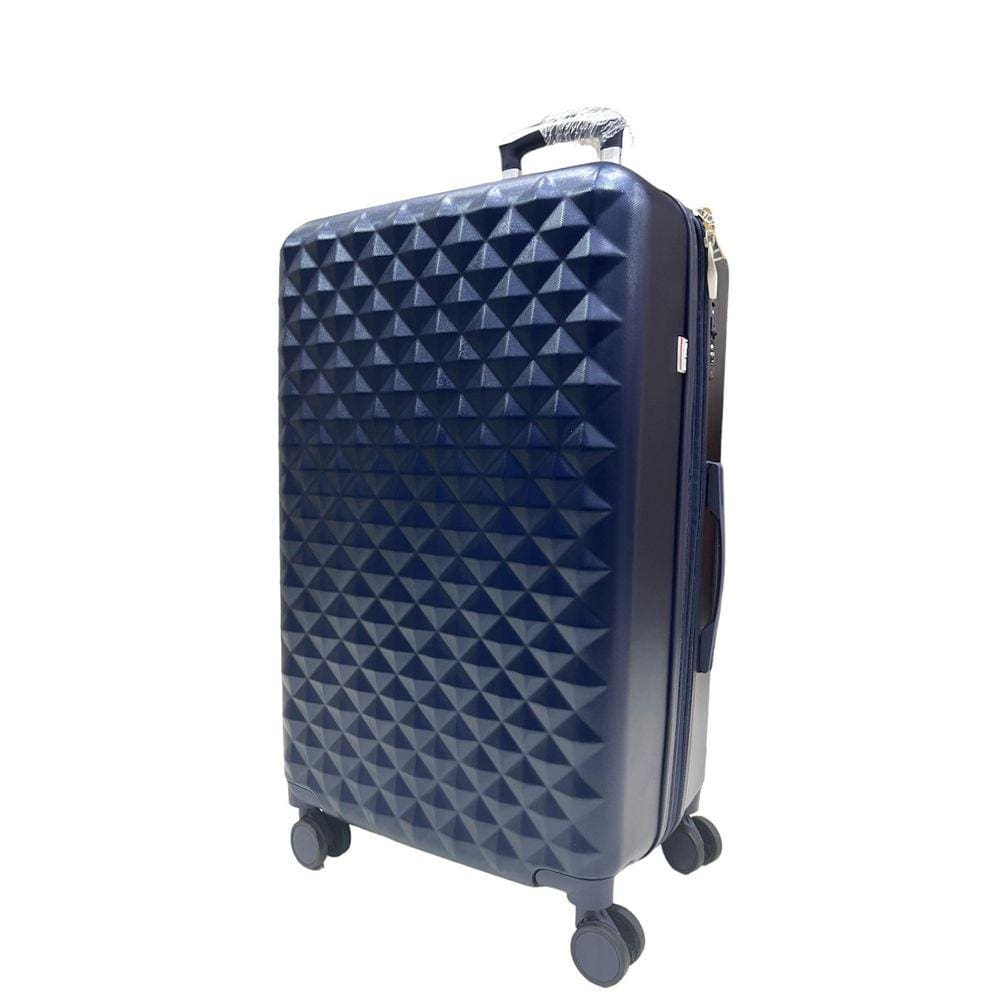 Mala Grande 35Kg Expansível Azul Marinho Diamond Ultra Leve