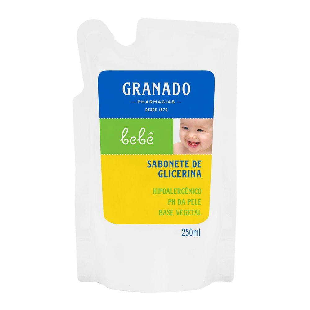 Sabonete Líquido Infantil Glicerina Granado Bebê Refil