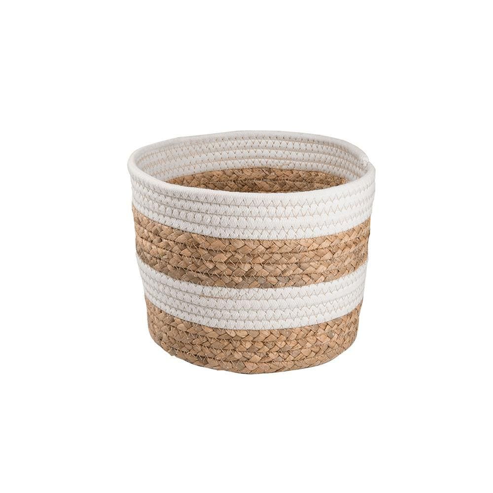 Cesto Redondo 24X24X19cm Nature Stripes - Yoi