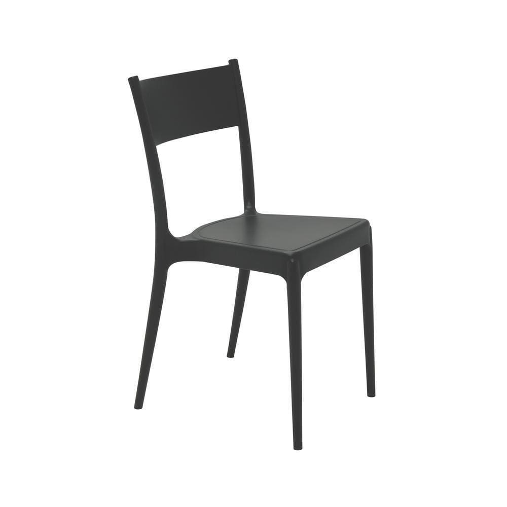 Cadeira Diana Eco Em Polipropileno Tramontina Cor:preto Preto