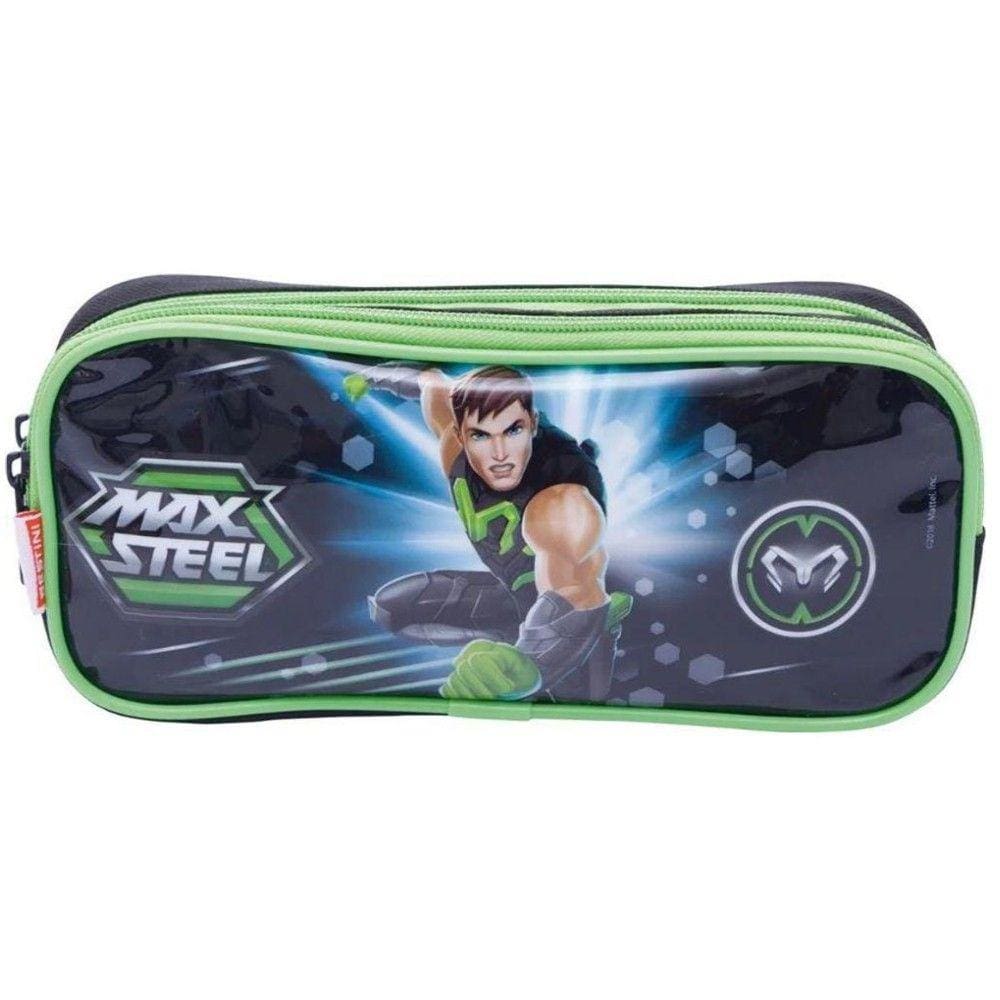 Estojo 2 Compartimentos Max Steel - Sestini