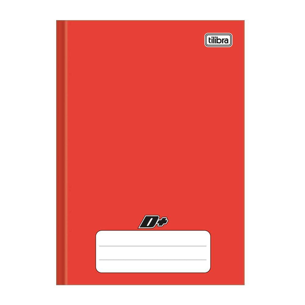 CADERNO BROCHURA UNIVERSITÁRIO CAPA DURA 96 FOLHAS VERMELHO 200mm X 275mm D+