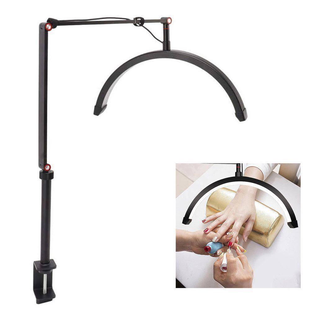 Luminaria Estetica Meia Lua Arco 3 Tons Led Suporte Celular Mesa Salao De Beleza Spa Limpeza De Pele