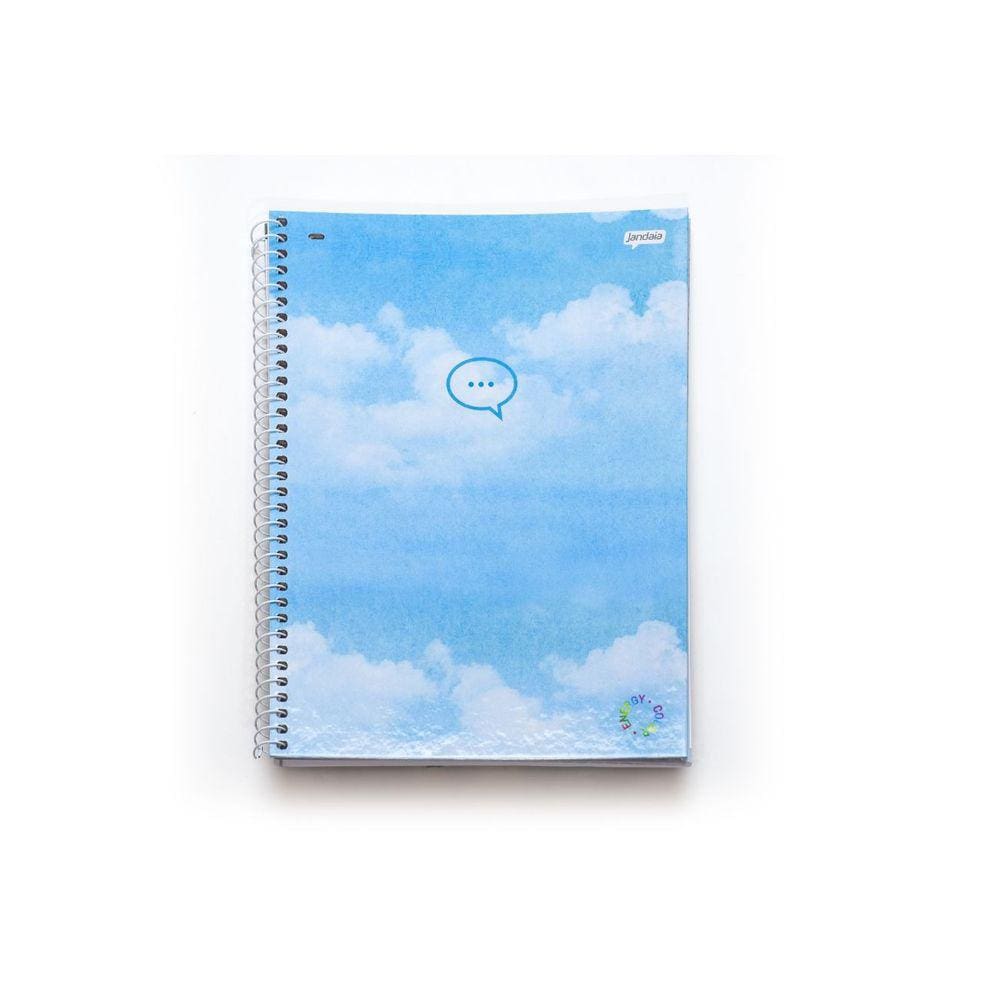 Caderno Energy Color Balão Jandaia 1 Matéria 80 Folhas