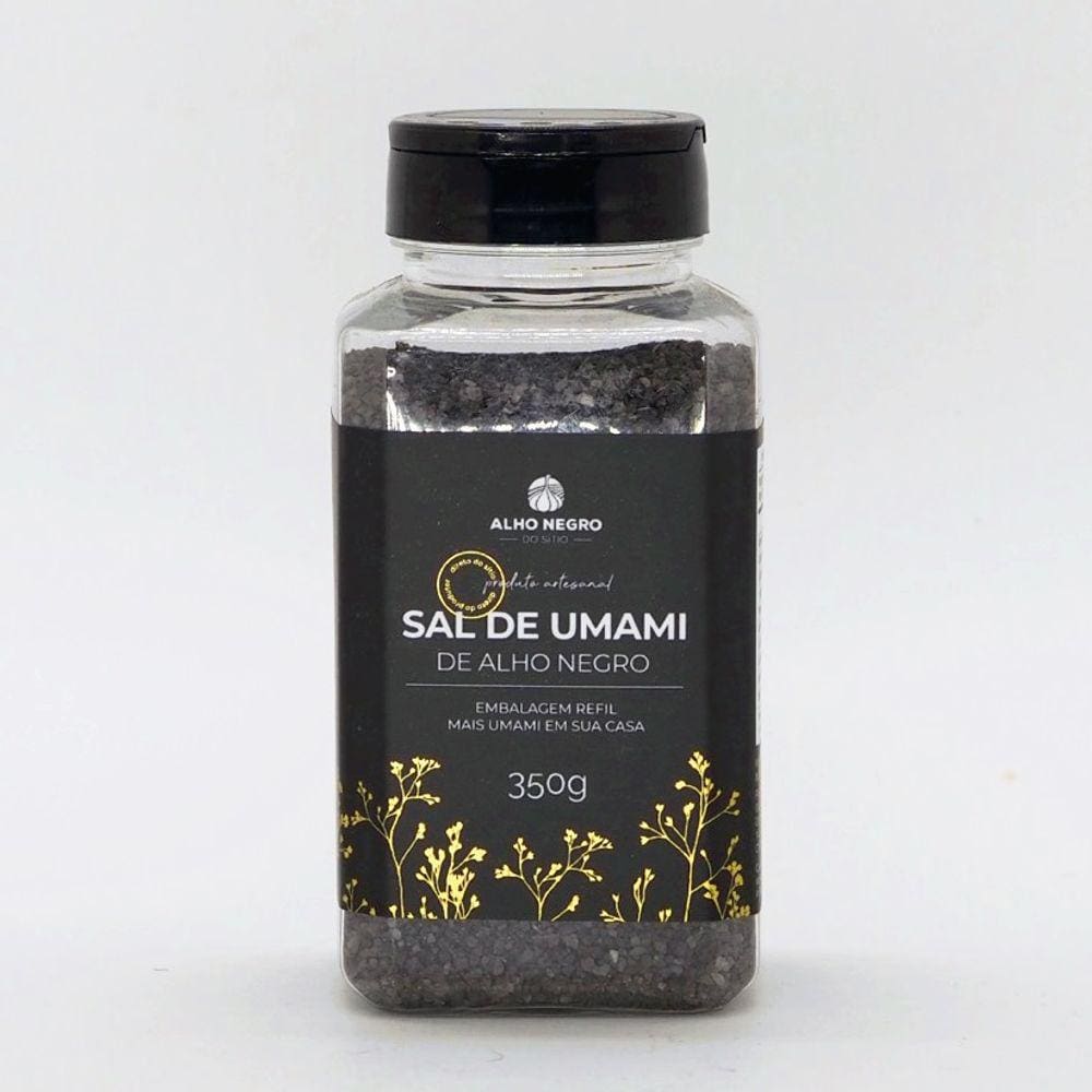 Sal de Umami de Alho Negro Refil 350g - Alho Negro do Sítio