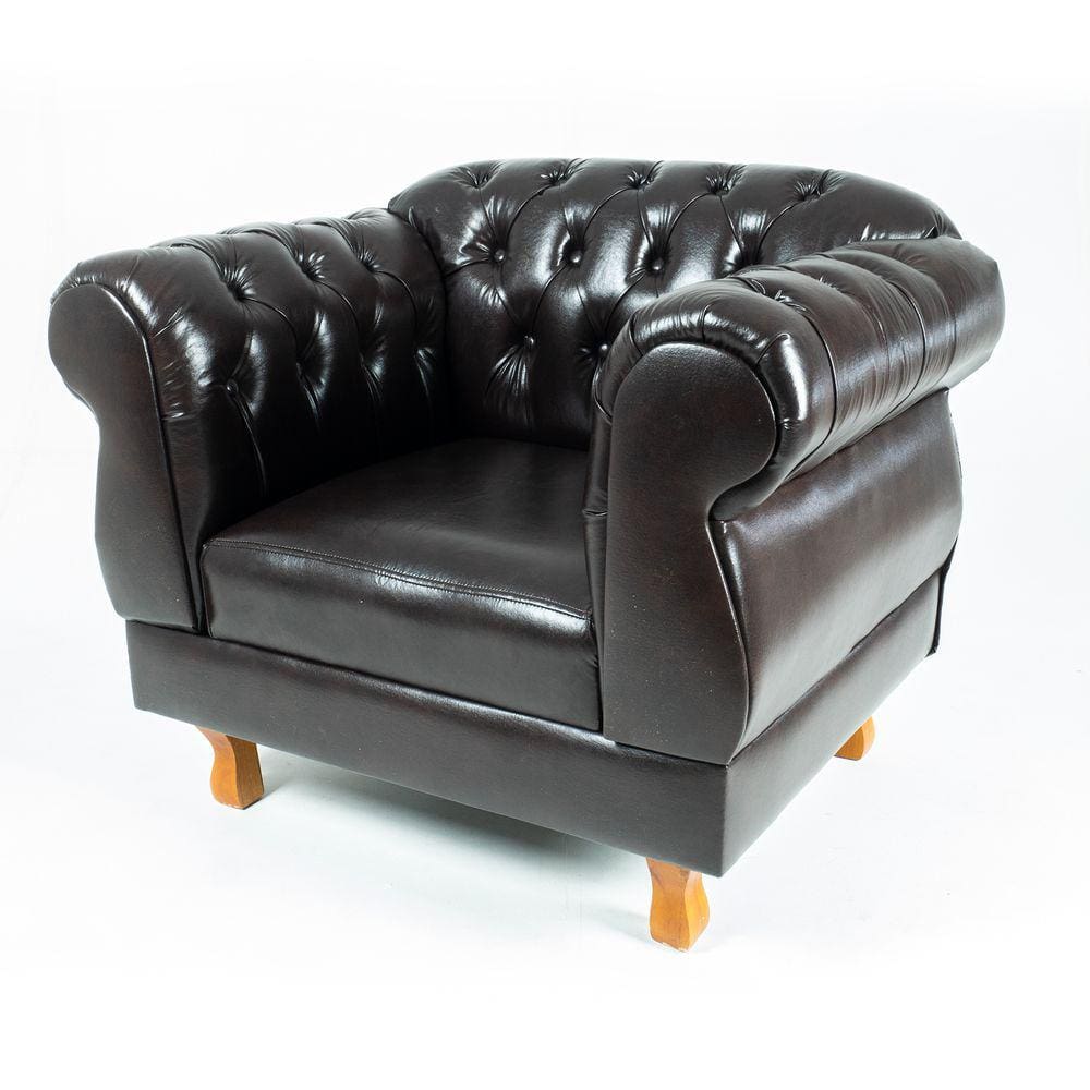 Poltrona Chesterfield Elisabeth Courino Café