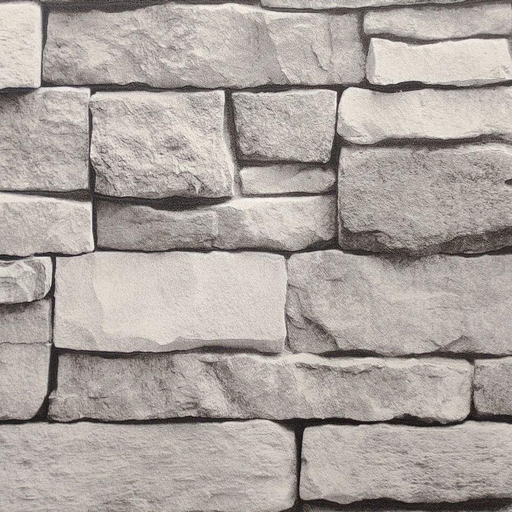 Papel de Parede Metropolis 3 Tijolo Cinza MT301001R