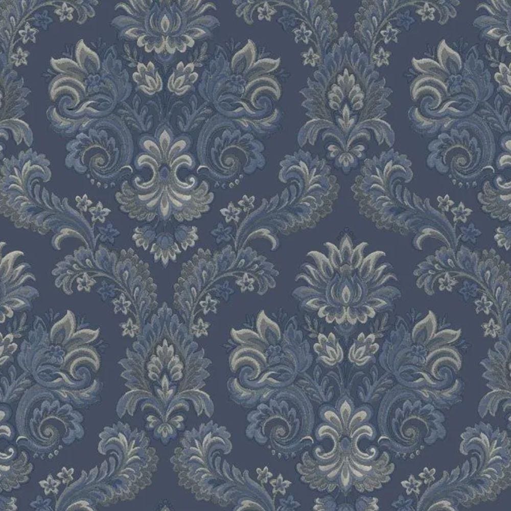 Papel de Parede Thema Damask Azul 28829