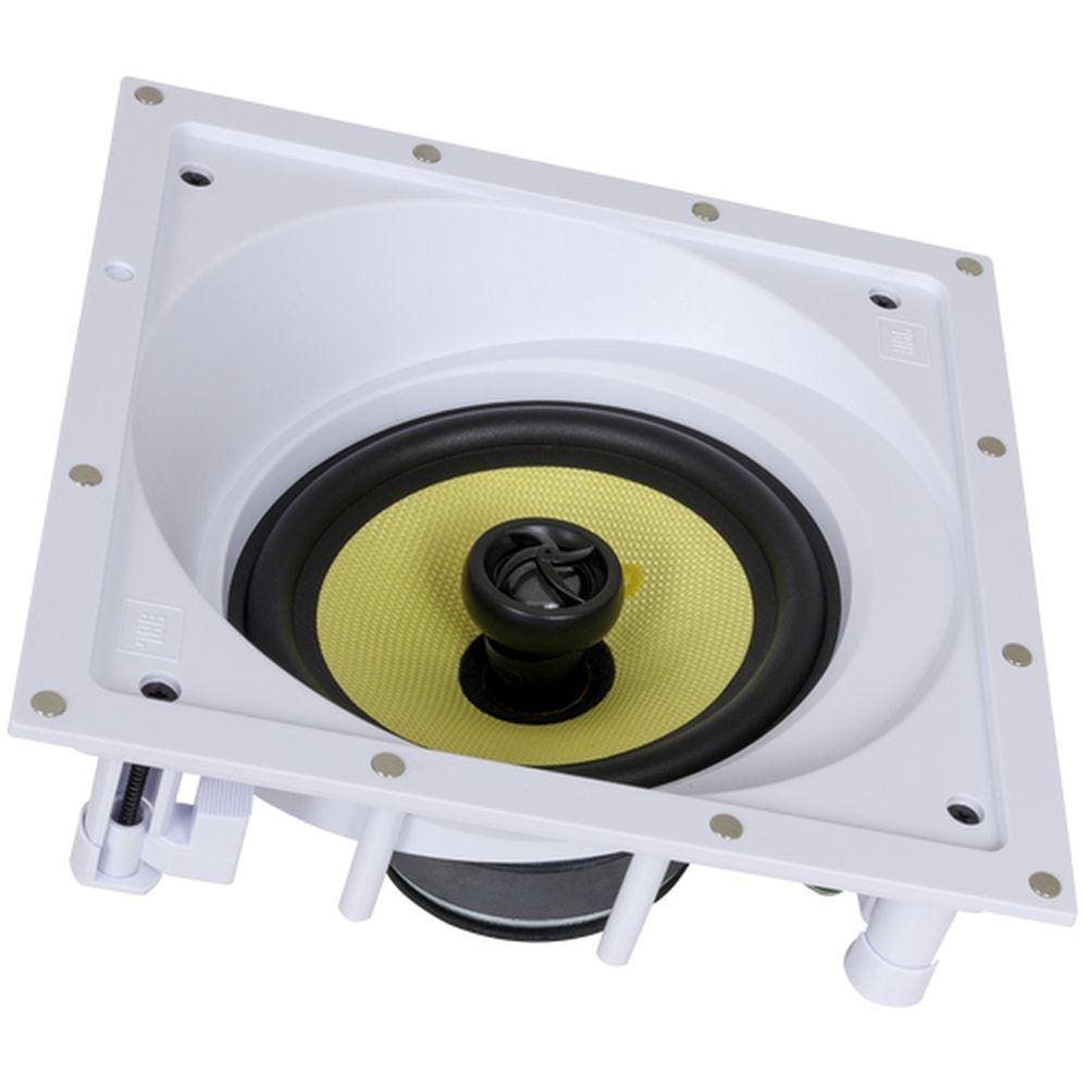 Caixa De Som Acústica Quadrada Angulada de Embutir Arandela JBL CI Plus 6SA 160w Rms - Branca