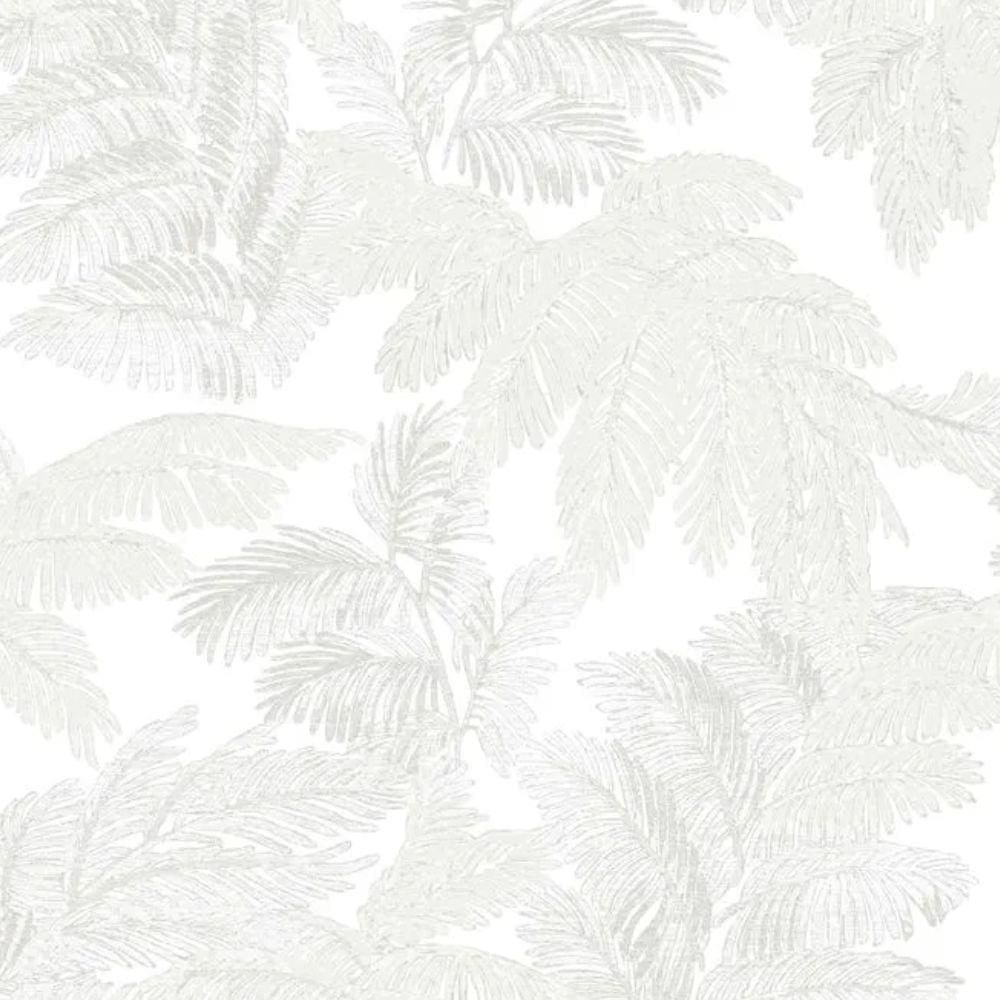 Papel de Parede Thema Folhagem Branco 28810
