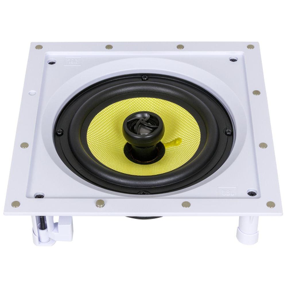 Caixa De Som Acústica Quadrada de Embutir Arandela JBL CI Plus 6S 160w Rms - Branca