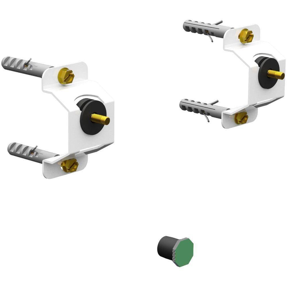 Suporte Universal Fixo Tv 10\"a65\" Todos Vesa Roldana-branco