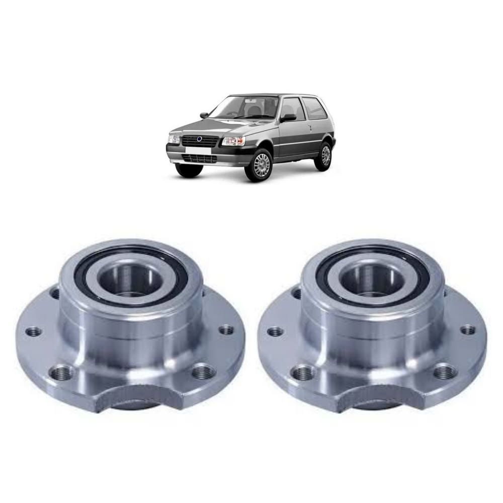 Cubo Roda Traseiro 4 Furos Esquerdo+Direito Fiat Uno Mille 1984 A 2013 Nakata