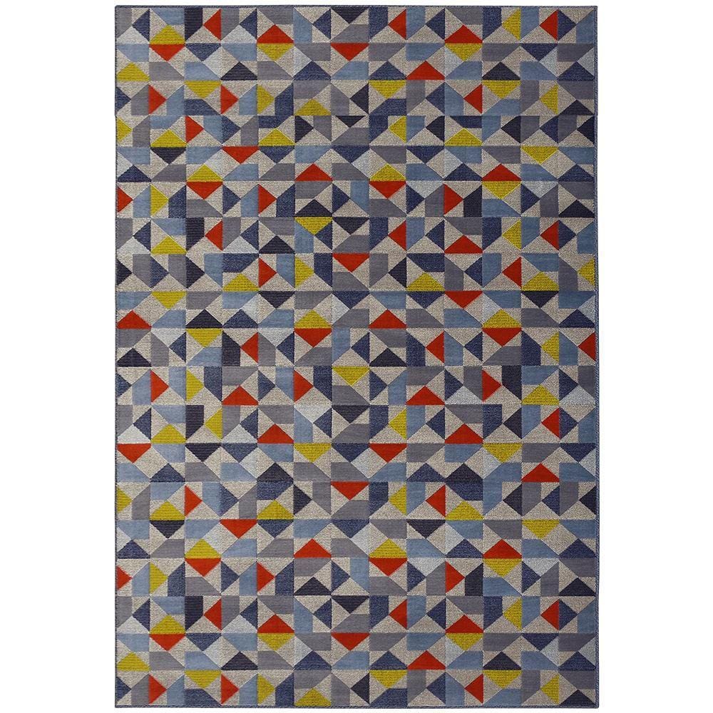 Tapete Sala School Caleidoscopio Rubi 2,00x2,90 São Carlos