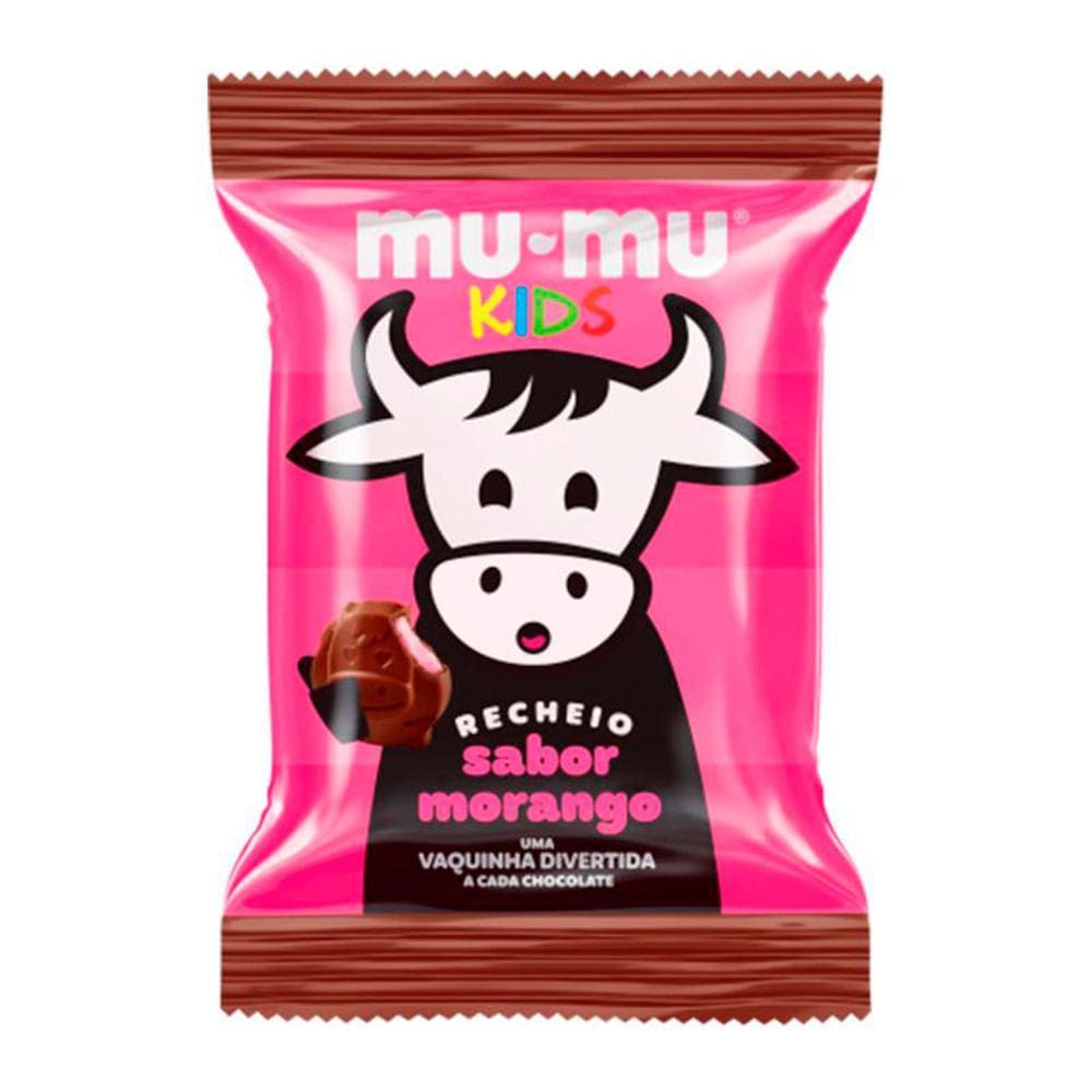 Chocolate Mu-Mu Kids Neugebauer Morango 15,6g