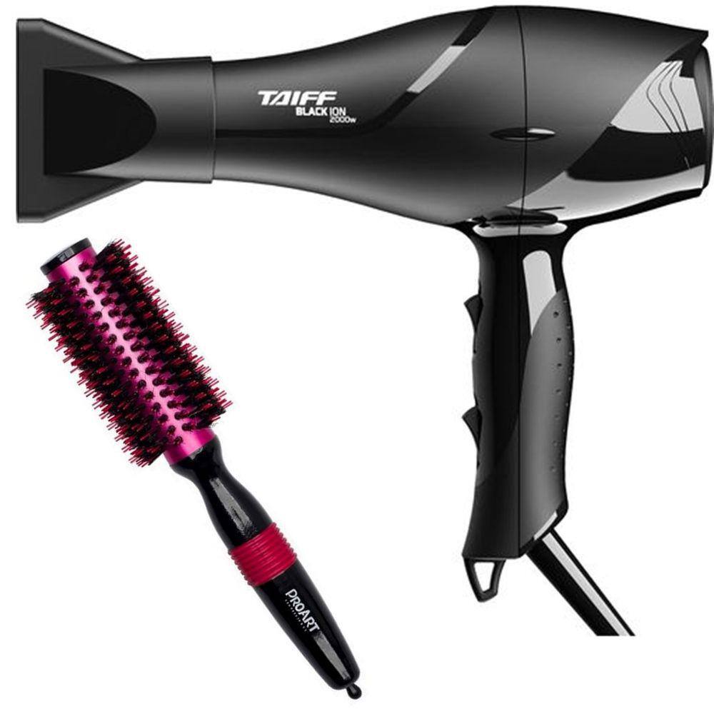 Kit - Secador Taiff Black Ion 2000W | Extra
