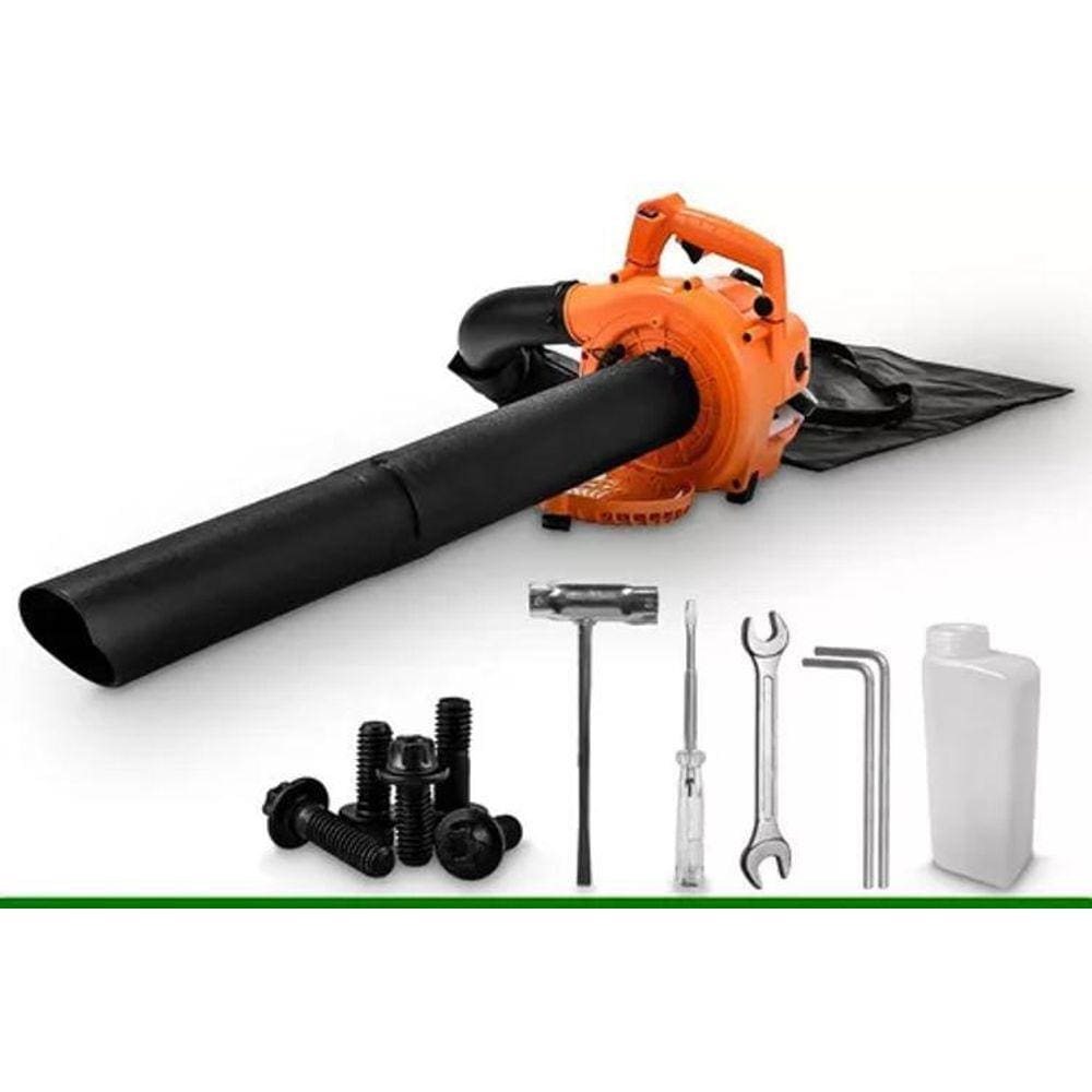 Soprador Aspirador Tritura Recolhe Folhas A Gasolina 26Cc 2T
