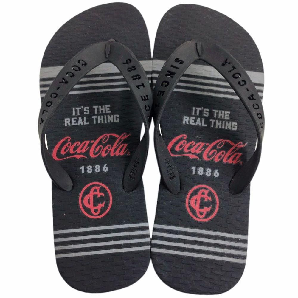 Chinelo de Dedo Masculino Casual Dia a Dia Borracha Coca Cola Chauvin Cc4165