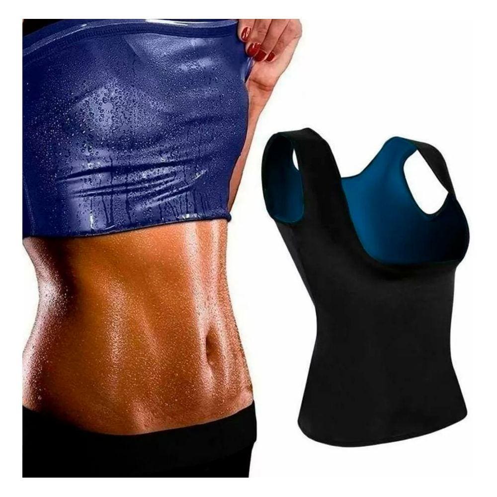 Camiseta Feminina Regata Térmica Modeladora Aquecedora