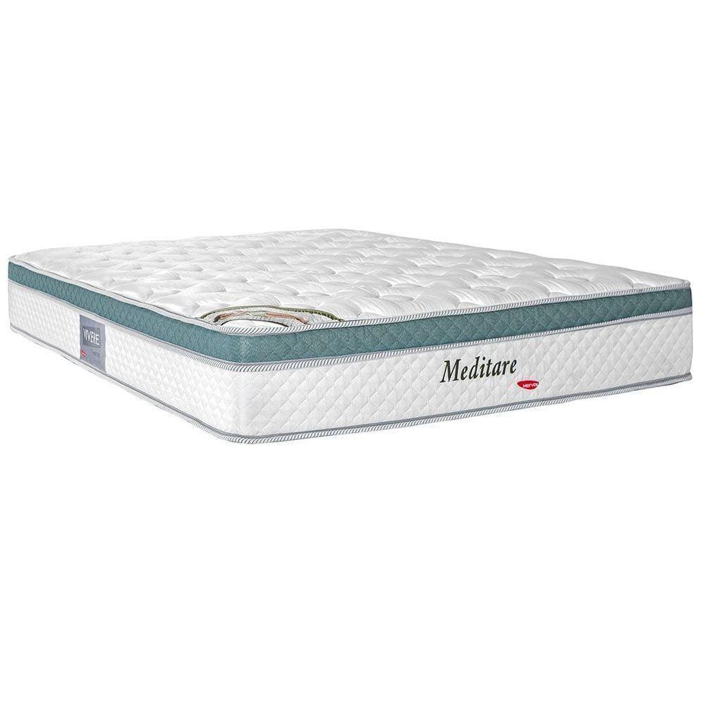 Colchão Casal Molas Ensacadas MasterPocket Meditare Euro Pillow (138x188x29) - Herval