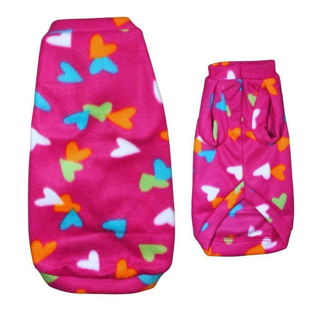 Roupa Para Cães - Capa Para O Inverno Rosa Especial