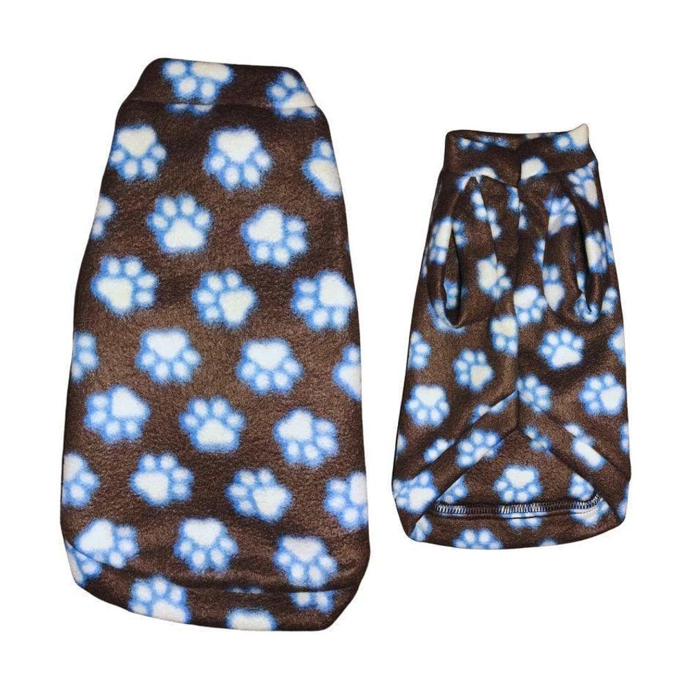 Roupa De Frio Para Cachorro - Marrom Patas M