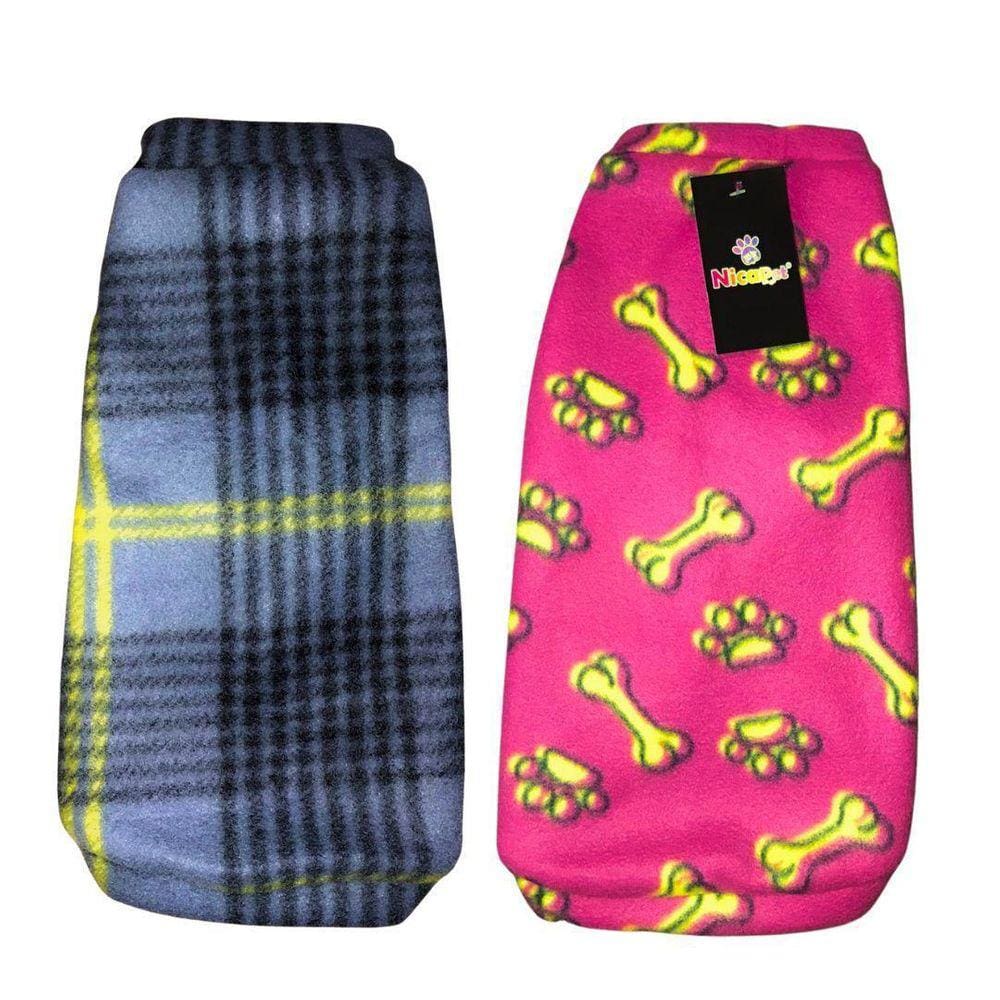 Kit 2 Roupas Para Cachorro - Suéter De Inverno Egg