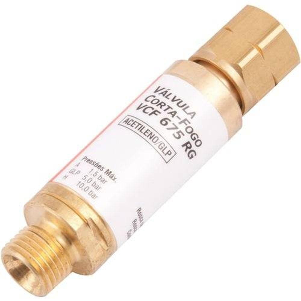 Válvula Corta Fogo para Maçarico de Acetileno - Noll