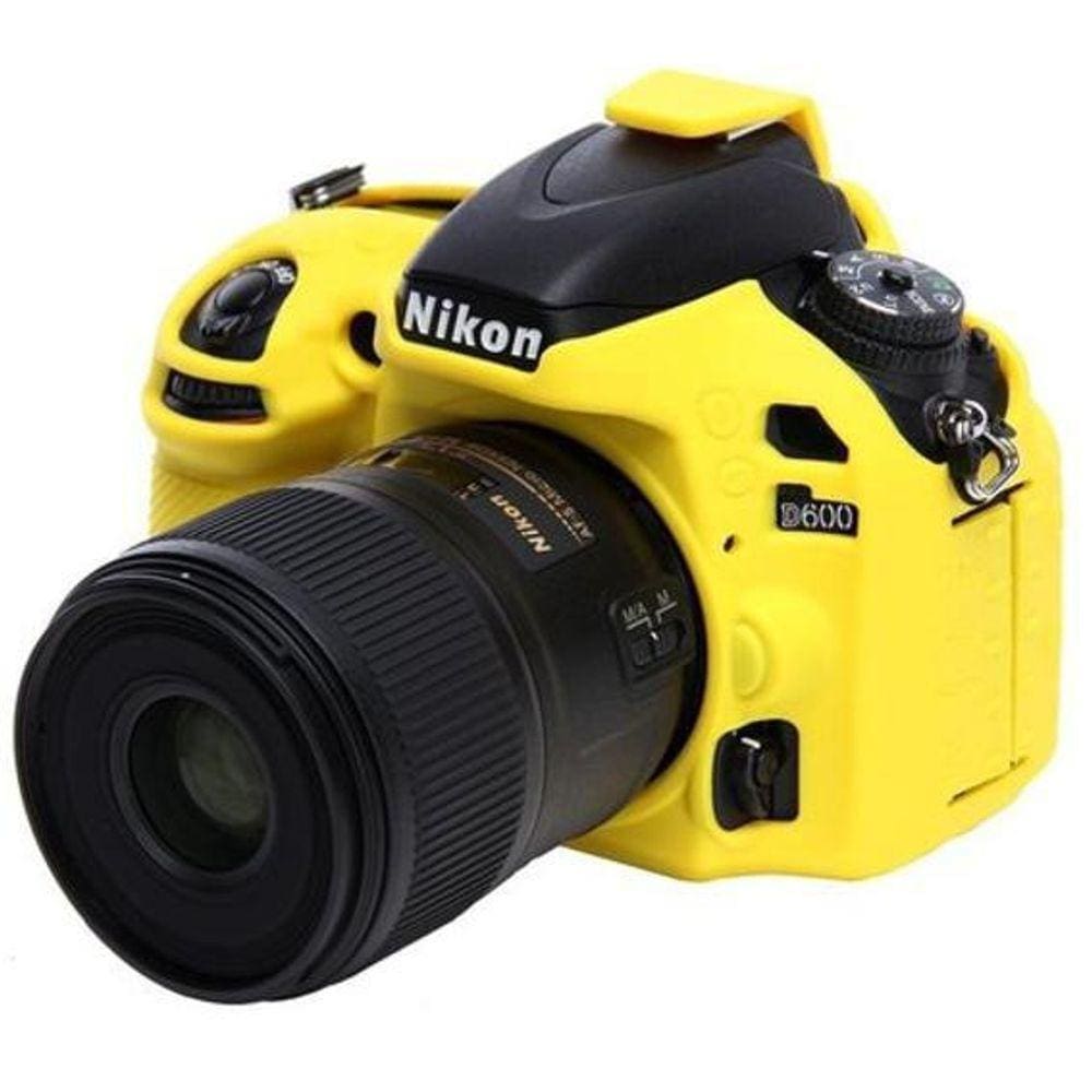 Capa De Silicone Para Nikon D600 E D610 - Amarela