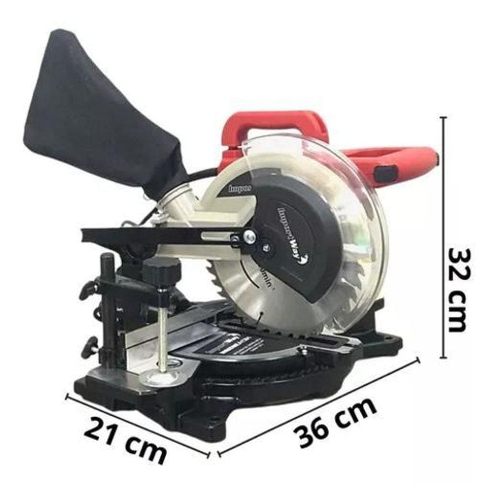 Serra Meia Esquadria Angular Importway 1200W 4900rpm 220V