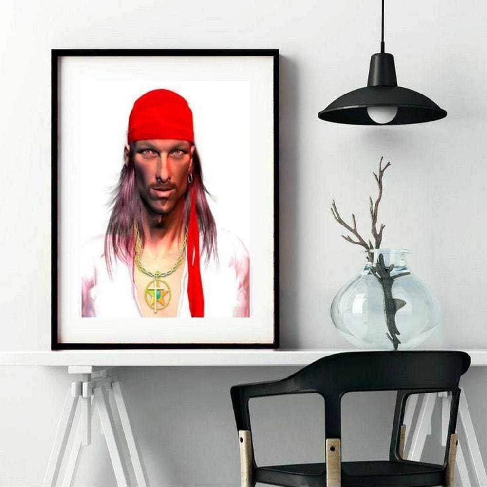 Quadro Decorativo Cigano Wladimir - 60X48Cm