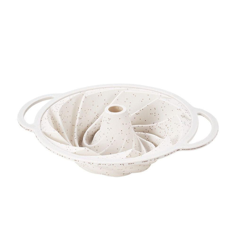Forma Assadeira Silicone Espiral Flan Antiaderente Vanilla