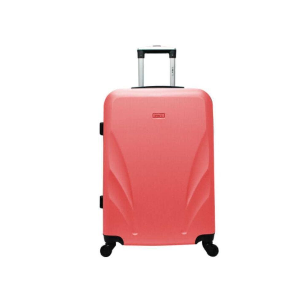 Mala De Viajem Abs 24 Rosa Com Rodas 360
