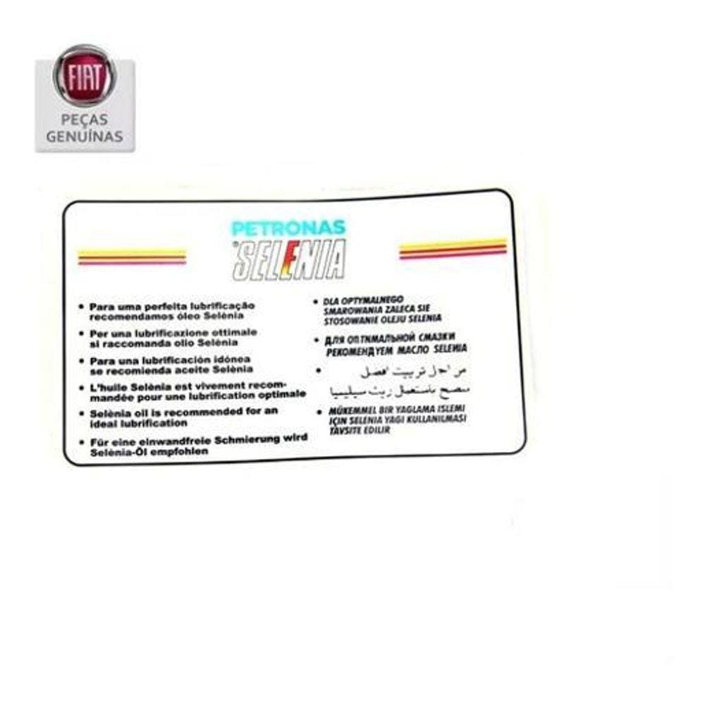 Etiqueta Adesiva Do Óleo Fiat Palio 46740339